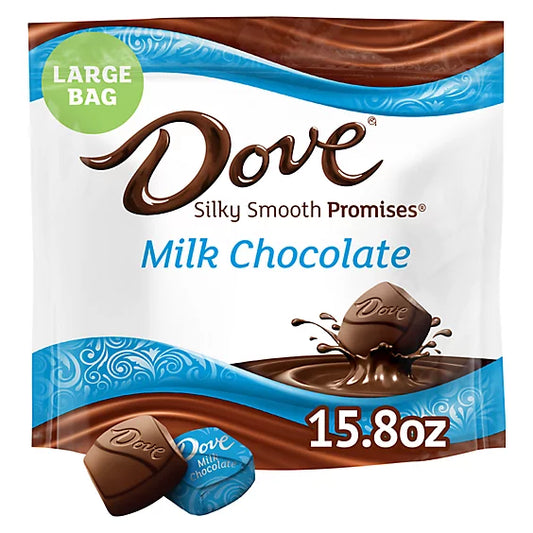 Dove Promises Milk Chocolate Individually Wrapped Candy Bag - 5.8 Oz