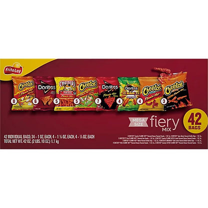 Frito Lay Snacks Fiery Mix Cube - 42 OZ