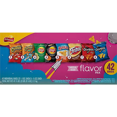 Frito Lay Variety Pack Flavor Mix – 42 Count